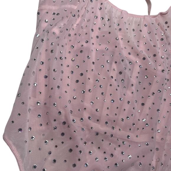 Victoria's Secret Sugar Coated Rhinestone Wicked Corset Teddy Size Small - Picture 3 of 6